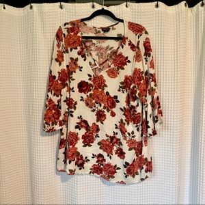 Torrid Floral Blouse
